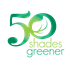 50 Shades Of green sustainability logo